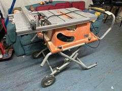 RIDGID 10in Portable Table Saw - Model R4510 - Serial No. Z94420453 - 120V