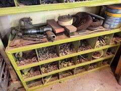 Hardware Organizer including All Contents - Loaded with Nuts, Bolts, Washers and More