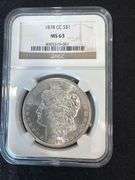 1878 Carson City Silver Dollar, MS 63