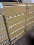 5 Drawer Lateral File Drawer - Auto Close/Open Drawer Action