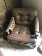 Brown Leather Armchair