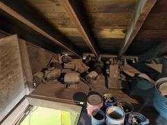 Contents of Garage Second Floor - Florescent Bulbs, Old Motors, some Tools, Etc.