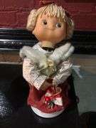 2 Baby Doll Decorations and Blank Scroll
