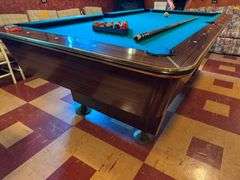 Pool / Billiards Table - 8' - In Great Shape - Comes with Pool Balls, Cues and Etc