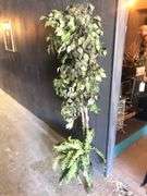 All Wall and Ceiling Decor Including Faux Plants, Vines, and Flowers, and Hanging Lanterns
