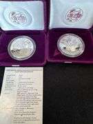 (2) 1992 and 1993 American Eagle One Ounce Silver Proof Coin - San Francisco Mint