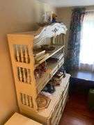 Henry Link French Provincial Dresser With Hutch & Corner Desk with Chair