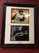 Bruno San Martino Drawing, Mark Cuban Painting, Roberto Clemente Drawing, George Romero Drawing, Rich Seeback Image, and Michael Keeton Image