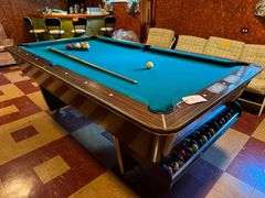 Pool / Billiards Table - 8' - In Great Shape - Comes with Pool Balls, Cues and Etc