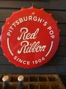 Red Ribbon Pop Display 15in. Diameter