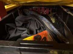 20 Large Boxes and Bags with Props, Decor, Gargoyles, Fear Flaps, Pumpkins, Lighting, Candles
