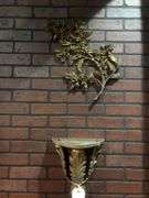 3 Decorative Wall Ornaments and Small Wall Stand