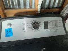 GE Electric Dryer - Model GTD65EBPL1DG - Serial No. LM845100C - 120V - Approx. 27in x 27in x 43in