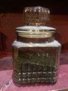 4 Decorative Glass Jars with Sand or Rocks