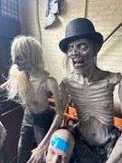 Family of Zombies - 1 Zombie Midget - Tallest Approx. 6ft