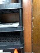 2 6ft Black Storage Shelves (Contents NOT Included)