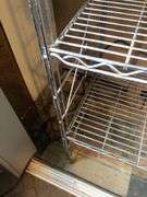 5ft Metal Wire Shelf with 4 Shelves, Blankets and Pillows