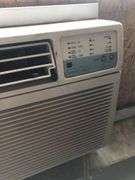 Metal Fireplace, Kenmore Air Conditioner, Various Decor