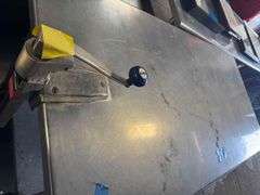Stainless Steel Rolling Work Table with Single Drawer