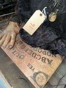 Animated Fortune Teller and Ouija Board Stand - 25in x 24in x 71in