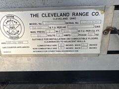 Cleveland 40 Gallon Tilt Skillet - Model SGL-40T - Natural Gas - 120,000 BTU - Single Phase
