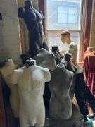 Approx 10 Various Sized Mannequins with Large Box or Heads