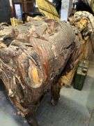 Zombie Cow Prop - Wood and Bone - Approx. 80in x 25in x 58in