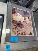 Framed Picture of Mount Rushmore 26inx22in