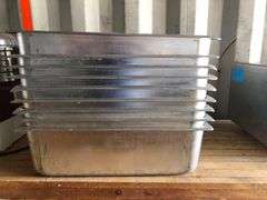 9 Stainless Steel Hotel Pans 6 IN Deep - 12 1/2 IN x20 1/2 In
