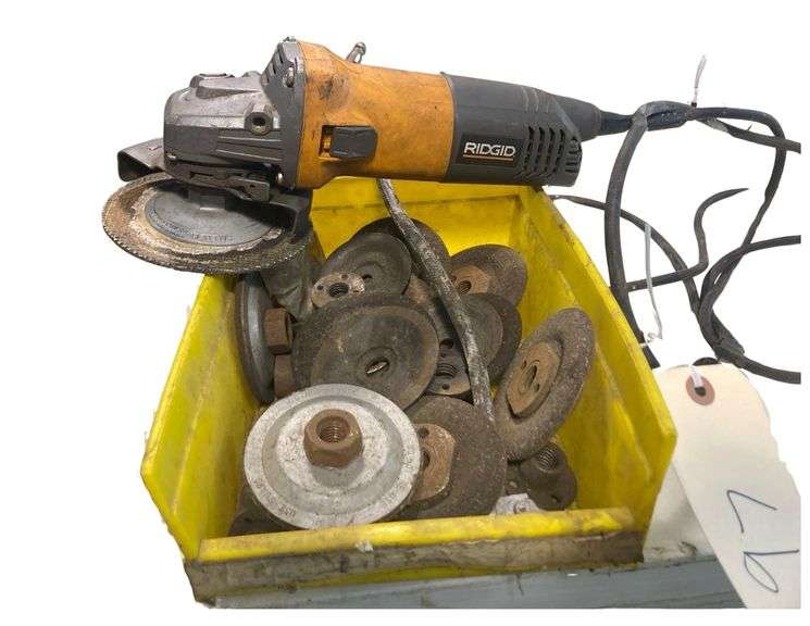 Ridgid Grinder with Assorted Grinder Bits image