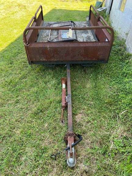 Small Equipment Trailer - Approx. 8ft x 5ft - *No Title Bill of Sale Only*
