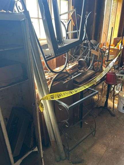 Lot of Assorted Items - Locker, Cabinets, Golf Clubs image