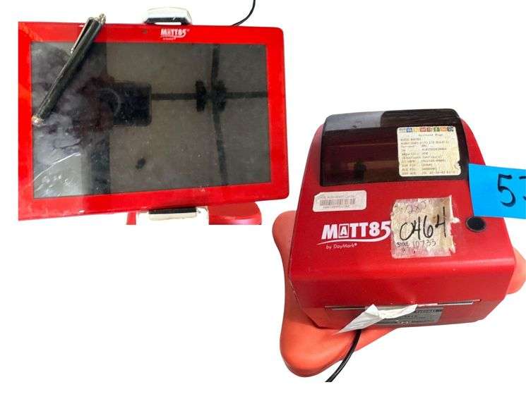 MATT 85 Thermal Label Printer with Touchscreen Tablet
