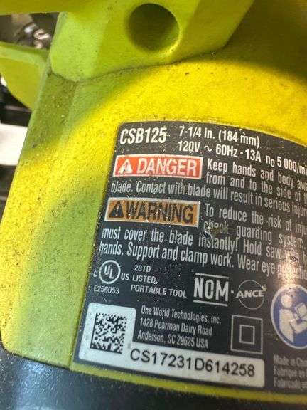 RYOBI Electric Circular Saw
