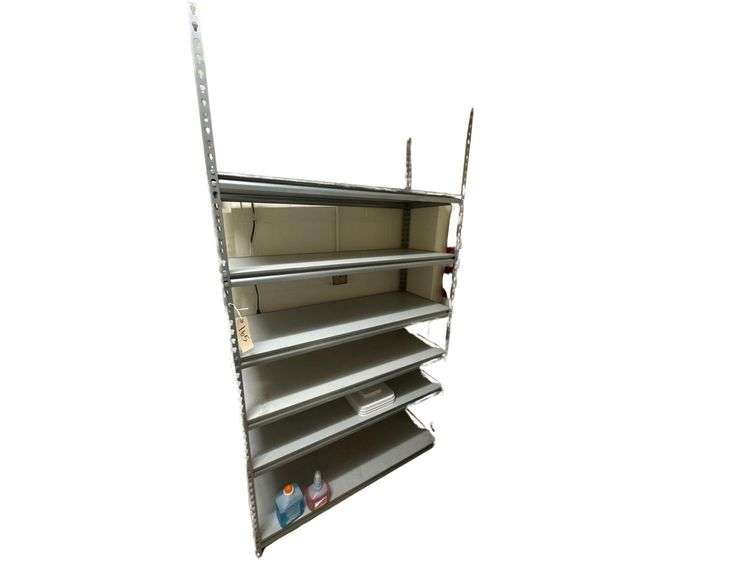 Metal Shelving Unit - 48in x 19in x 87in