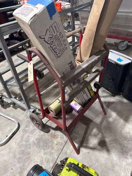 Plastic or Paper Sheeting Dispenser Cart with Product image