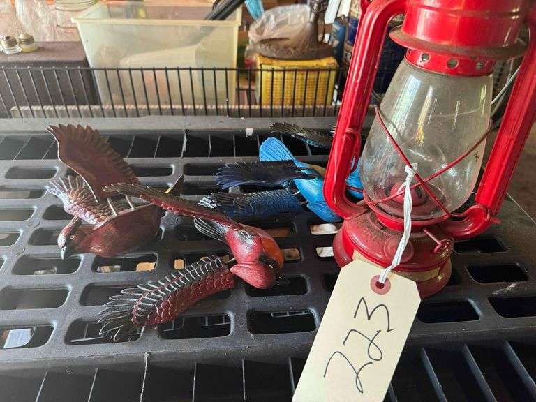 Lantern and Decorative Birds