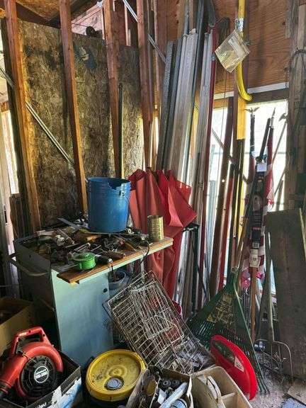 Hand Tools, Homelite Blower, Rakes and Yard Tools, and other Misc. image