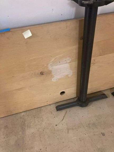 12ft Wooden Bar with 3 Legs