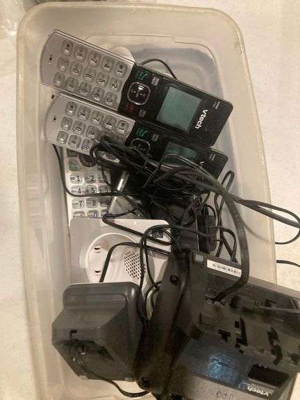 Approx 5 Vtech Landmine Phones