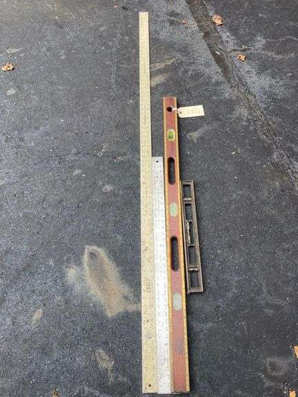 Rulers 7ft and 3ft and Levels