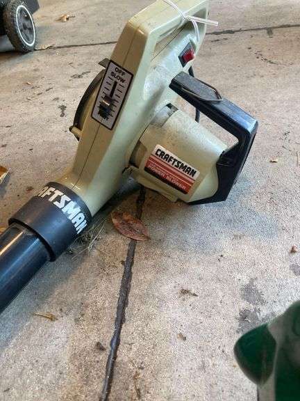 The Craftsman 1 H.P. Variable Speed Power Blower, E-lite Electric Blower