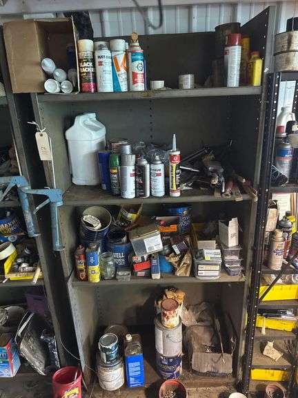 Contents of Shelf - Paint, Hardware image