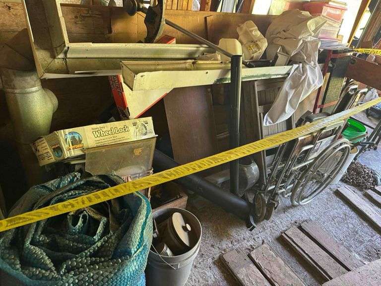 Large Lot, Cabinets, Desk, Christmas Marquee, Windows, Misc.