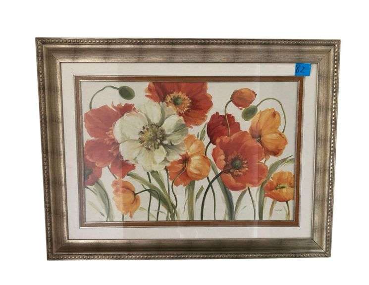 50in x 36in Framed Lisa Audit Painting