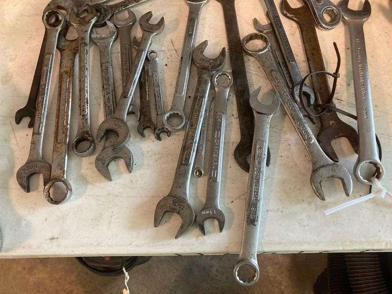 Various Sized Fixed Wrenches