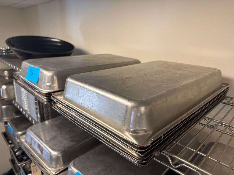12 Full Size Hotel Pans