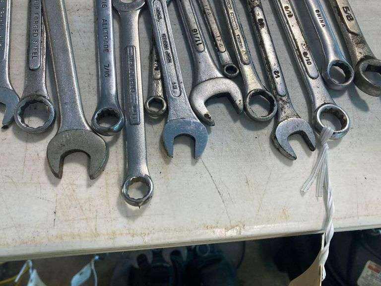 Various Sized Fixed Wrenches