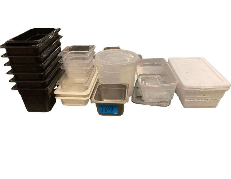 Polycarbonate and Plastic Food Storage Containers