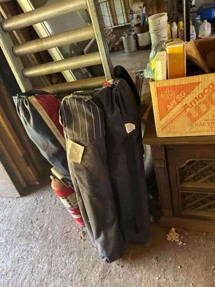 Road Signs, Antique Stereo Cabinet and other Parts and Misc.